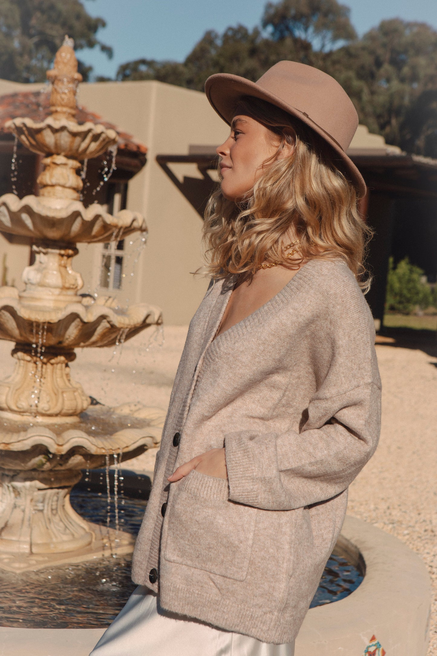 Franklin Cardigan - side view
