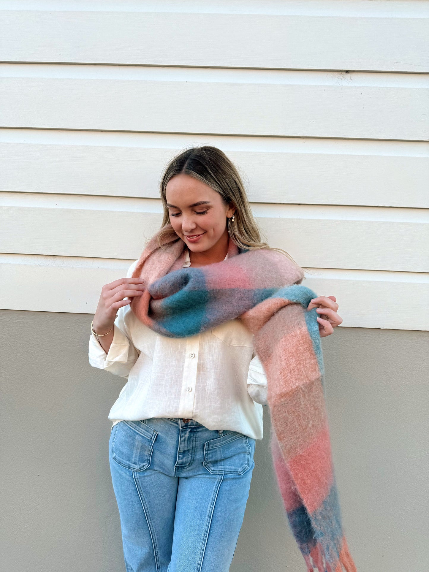 Snuggle Scarf - Winter Skies