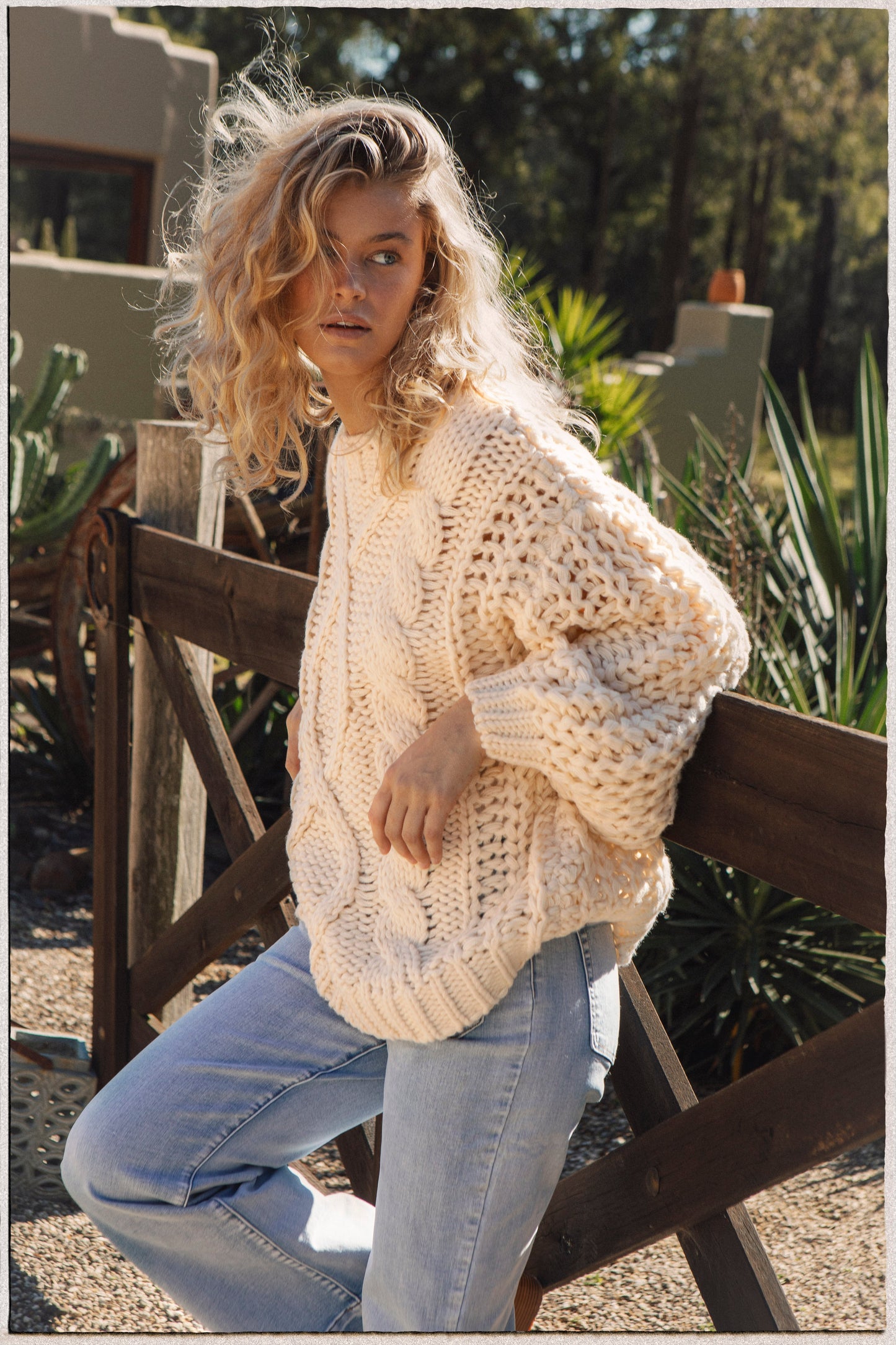 Wildwood Knit Fawn - side view