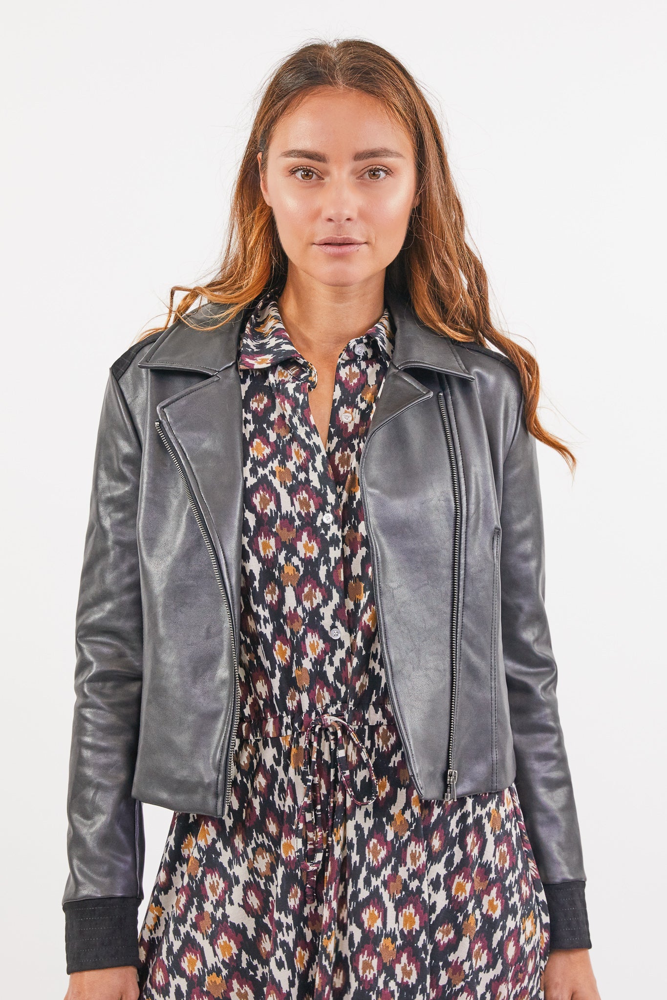 Annelies jacket leder