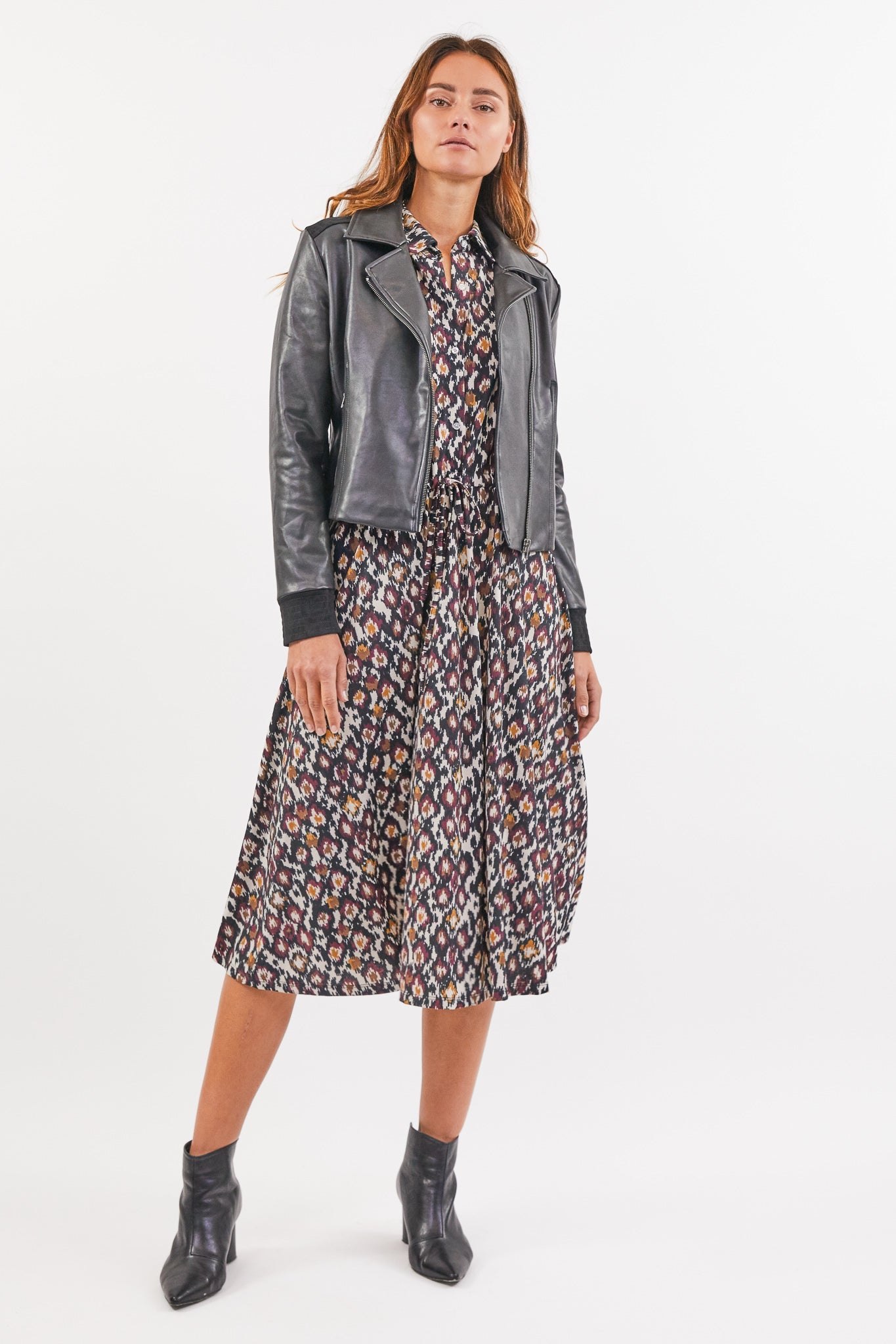 Annelies jacket leder