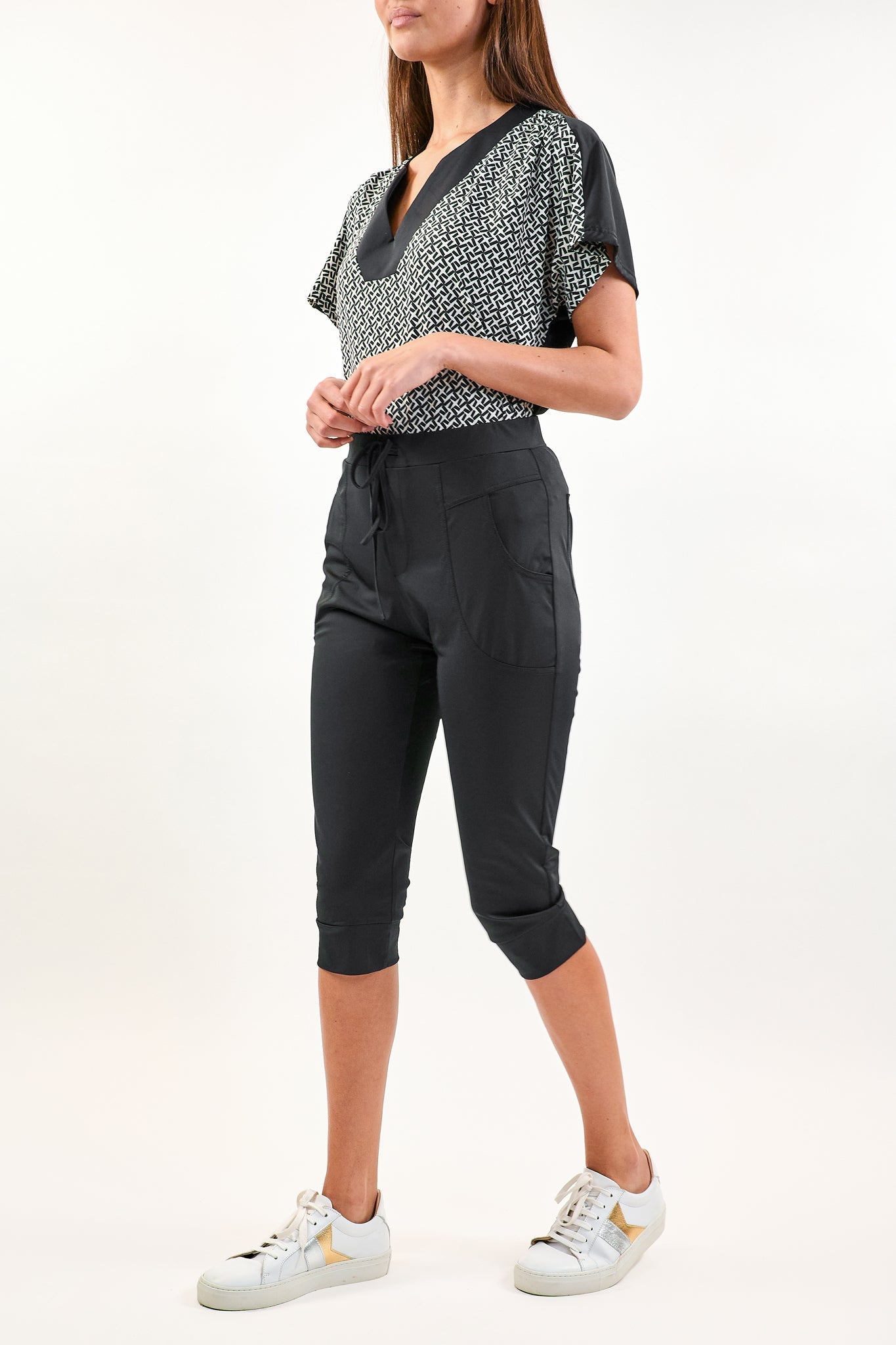 Aaf capri donkerblauw