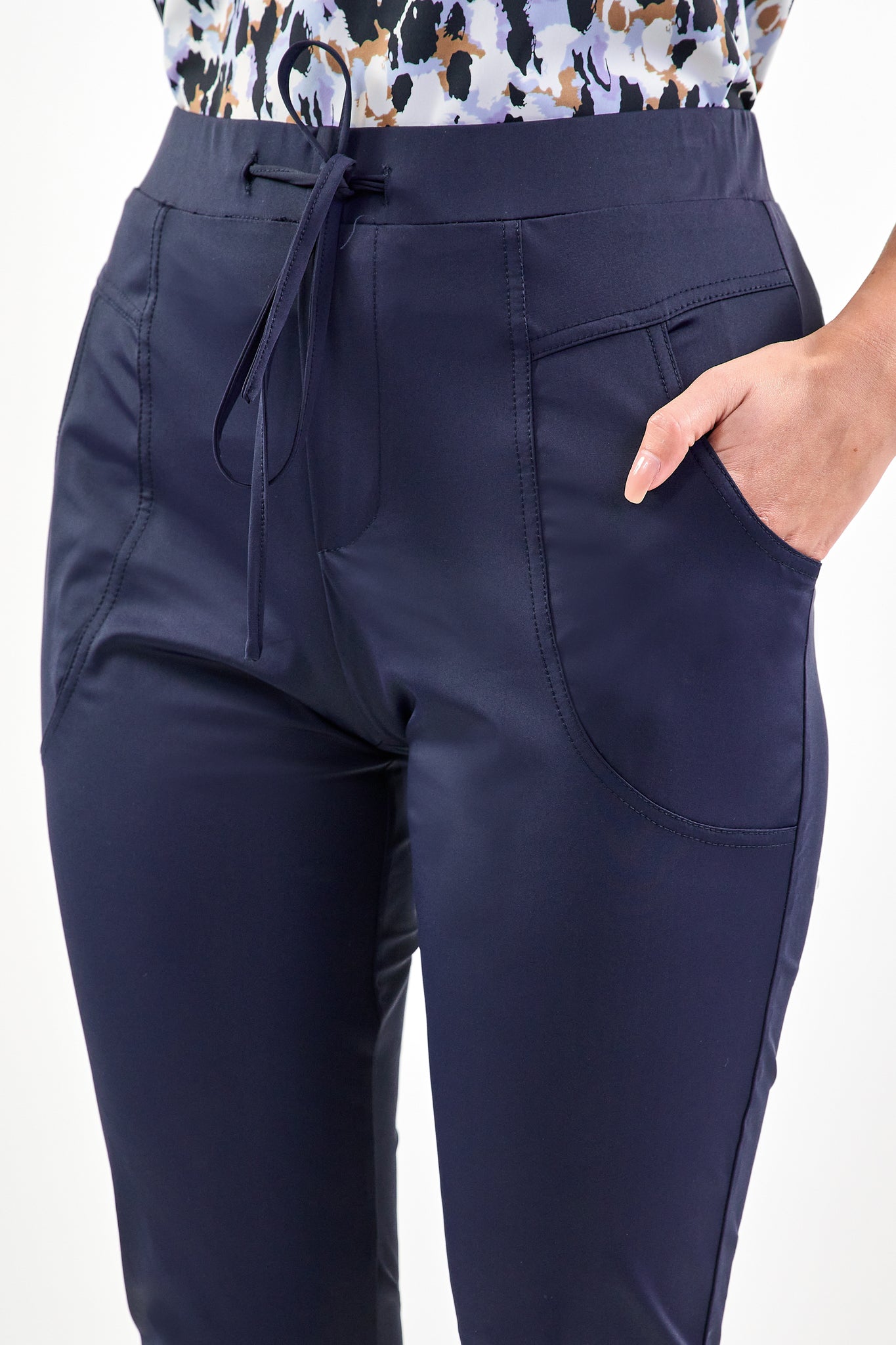 Aaf capri donkerblauw
