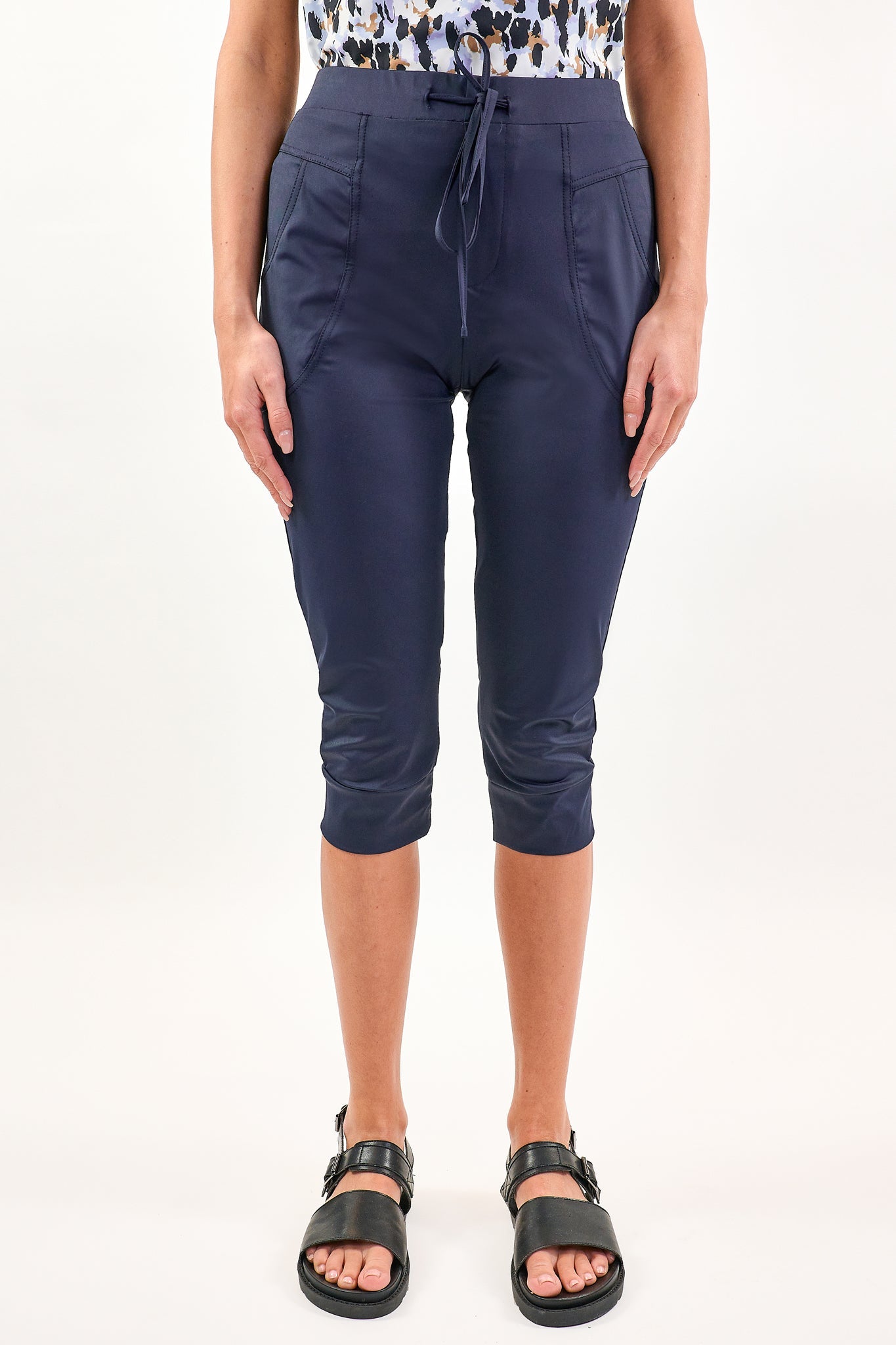 Aaf capri donkerblauw