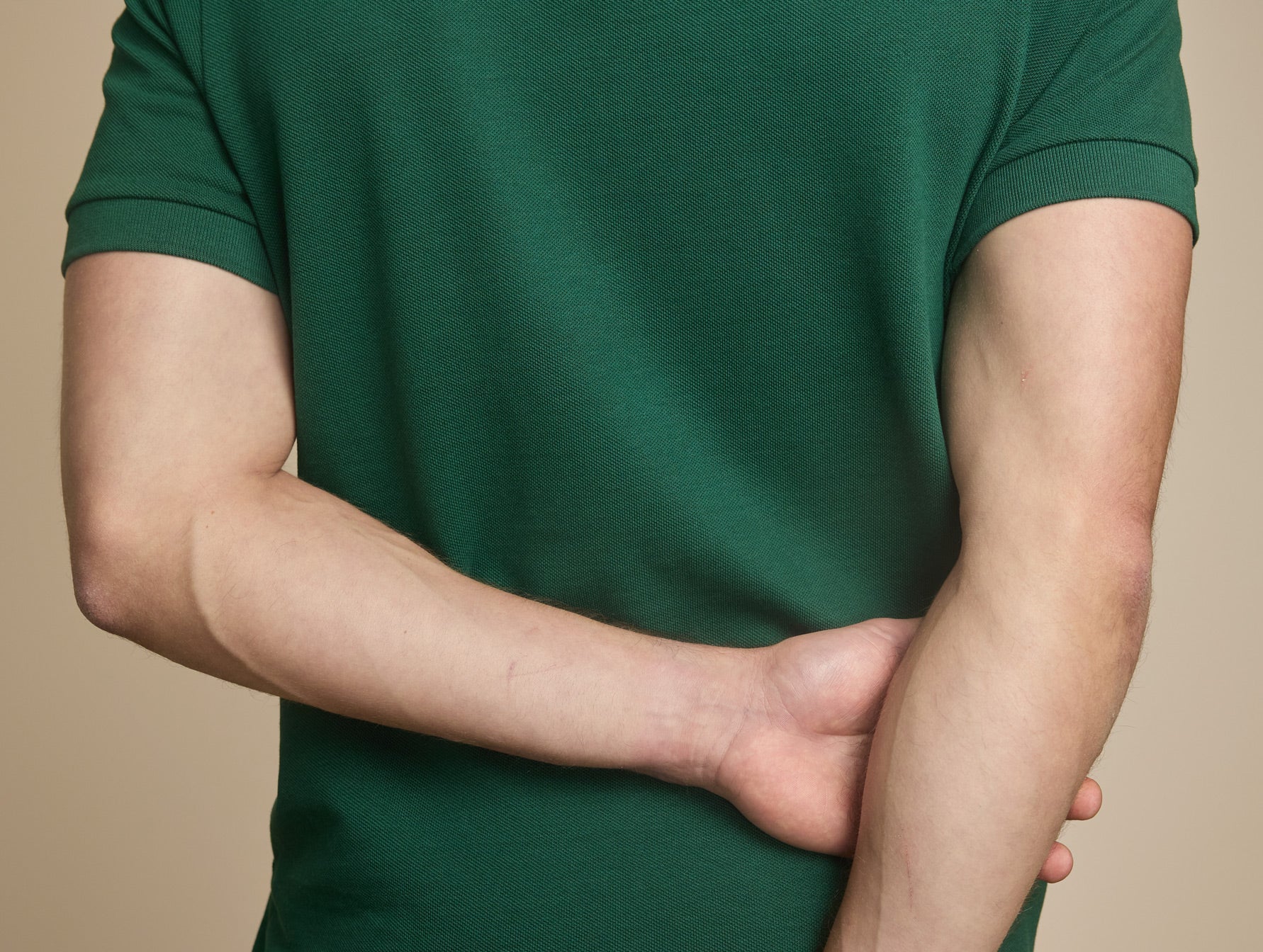 Pétrone Polo manches courtes Tencel coton bio vert émeraude homme#couleur_vert-émeraude