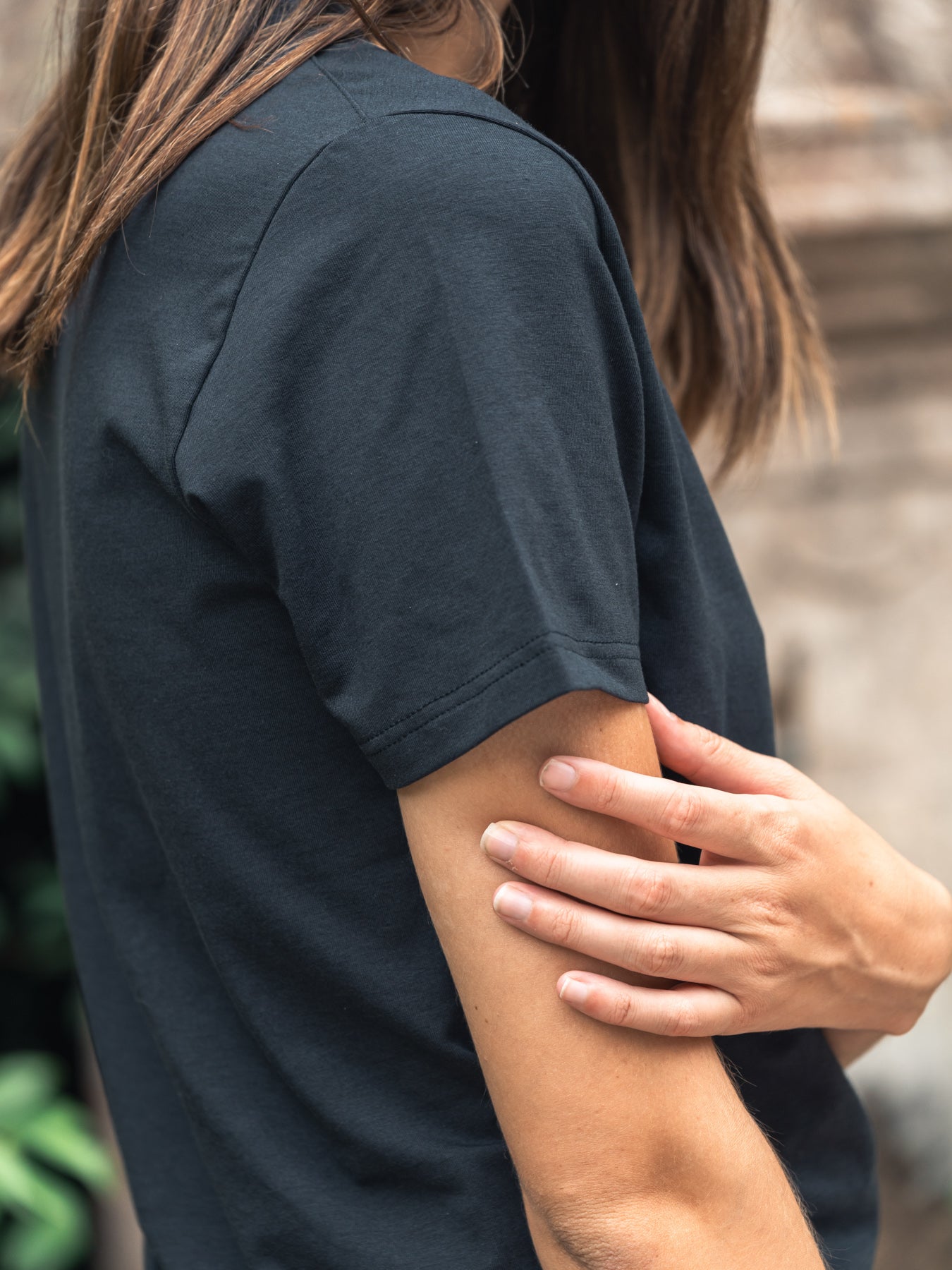 Pétrone T-shirt manches courtes coton pima micromodal bleu marine femme#couleur_bleu-marine