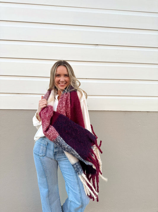 Snuggle Scarf - Merlot