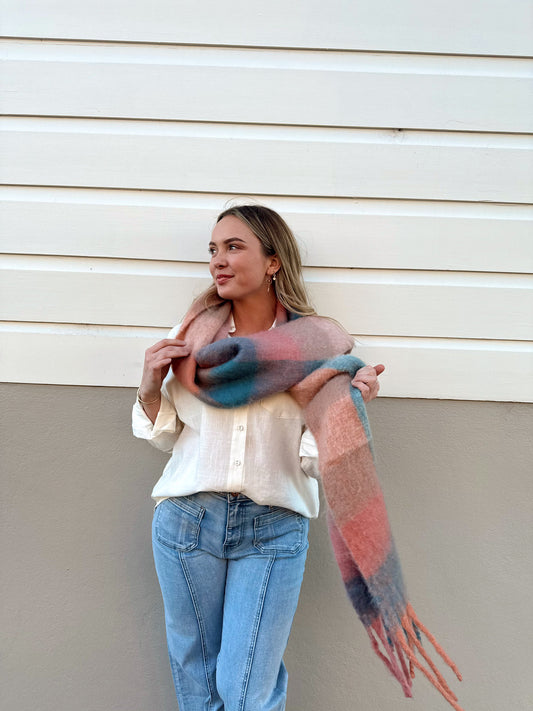 Snuggle Scarf - Winter Skies
